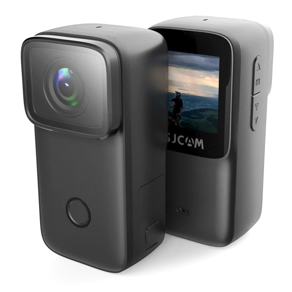 SJCAM C200 Sports & Action Camera, 4K/24FPS, Waterproof 5M, 6-Axis Gyro Stabilizer, Remote Control - Black - Image 4