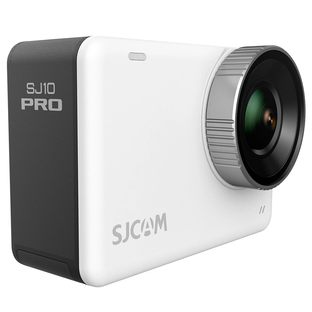 SJCAM SJ10 Pro Sports & Action Camera 4K/60FPS Sony IMX Sensor Waterproof Up To 10m, 2.33'' IPS Touch Screen - White - Image 3