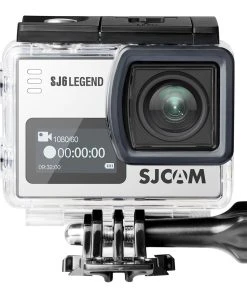 SJCAM SJ6 Legend Sports & Action Camera 4K/24FPS Waterproof, WiFi Remote Control 2.0'' LCD Touch Screen - Grey
