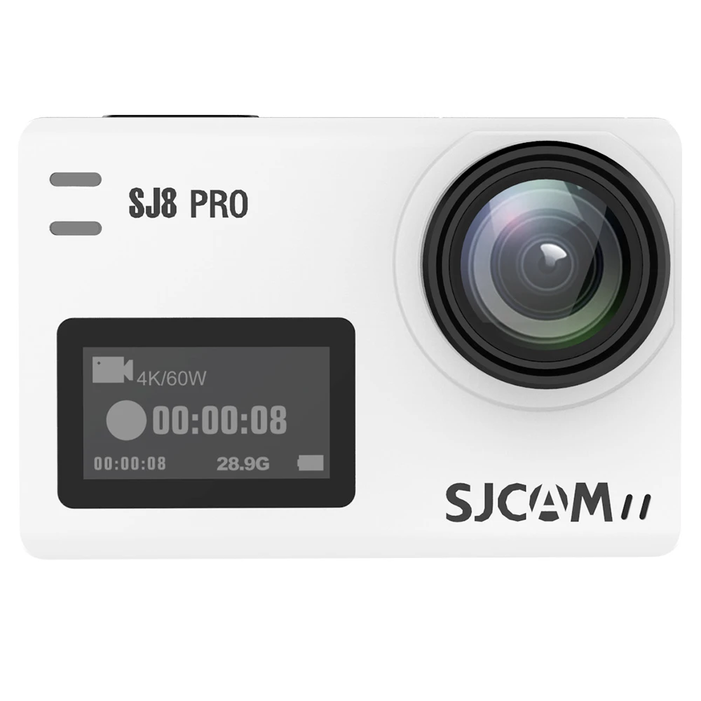 SJCAM SJ8Pro Sports & Action Camera 4K/60FPS Waterproof, WiFi Remote Control Sports DV FPV Camera - White - Image 2