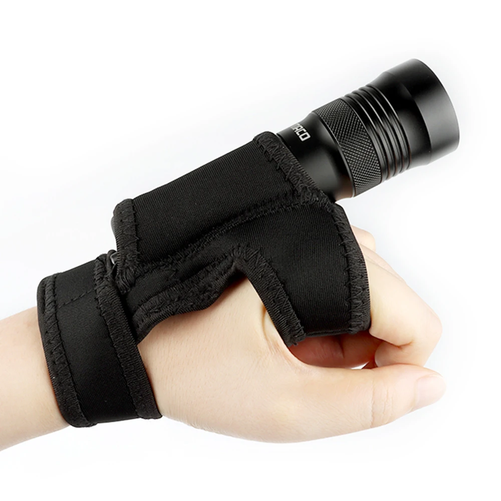 SMACO LED Flashlight IPX8 Waterproof For Diving Outdoor Activities - Black - Image 2