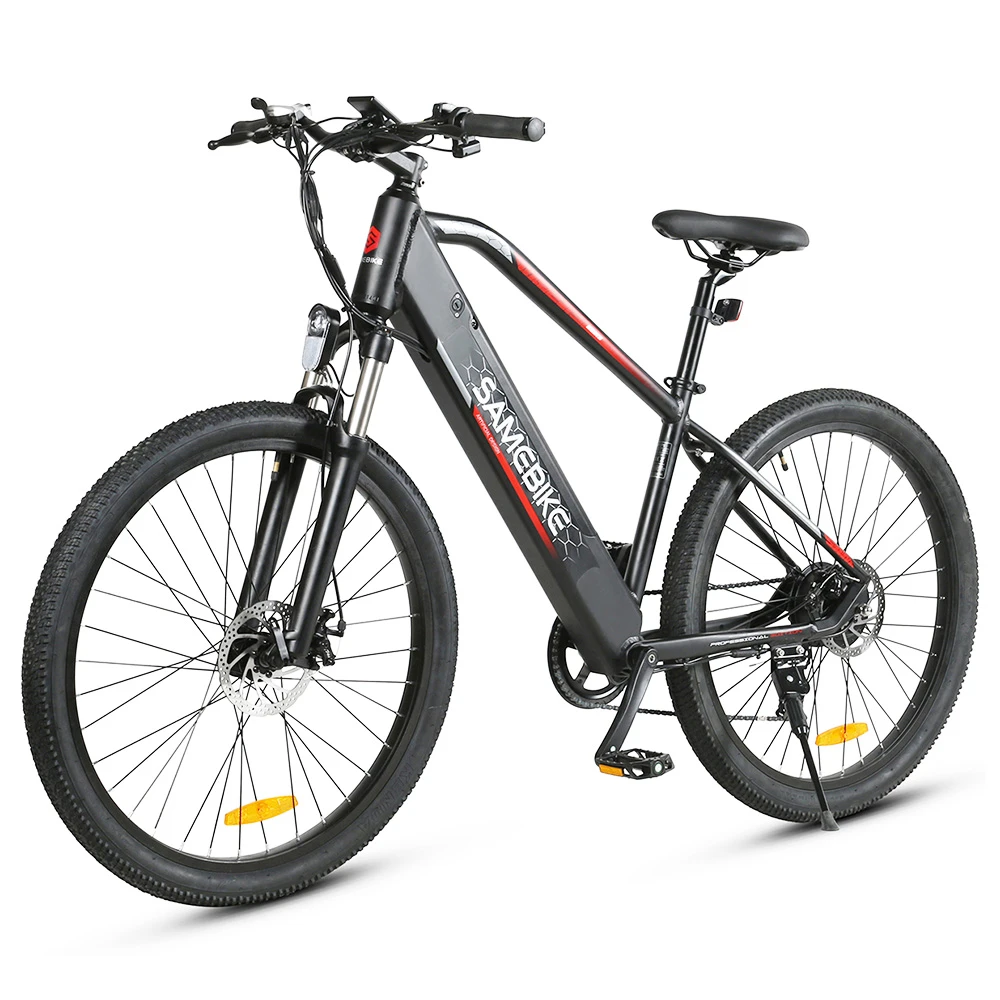 Samebike MY275 10.4Ah 500W Motor 48V 27.5inch Electric Bike 20mph Top Speed 80km Mileage Range 150kg Load - Black - Image 4
