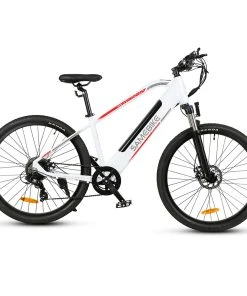 Samebike MY275 10.4Ah 500W Motor 48V 27.5inch Electric Bike 20mph Top Speed 80km Mileage Range 150kg Load - White