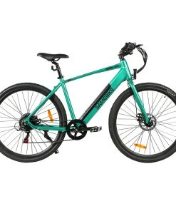 Samebike XWP10 Electric Bike 700*45C KENDA Tires 350W Motor 32Km/h Max Speed 36V 10.4Ah Battery For 40-80KM Range Dual Disc Brakes Shimano 7-Speed Gear App Control - Green