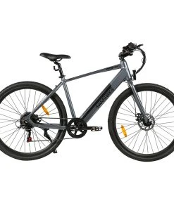 Samebike XWP10 Electric Bike 700*45C KENDA Tires 350W Motor 32Km/h Max Speed 36V 10.4Ah Battery For 40-80KM Range Dual Disc Brakes Shimano 7-Speed Gear App Control - Gray