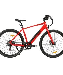 Samebike XWP10 Electric Bike 700*45C KENDA Tires 350W Motor 32Km/h Max Speed 36V 10.4Ah Battery For 40-80KM Range Dual Disc Brakes Shimano 7-Speed Gear App Control - Red