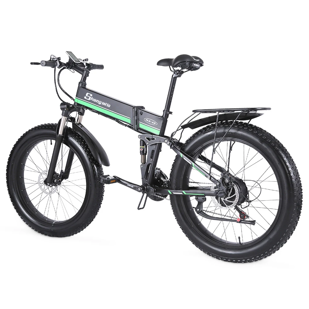 Shengmilo MX01 26 Inches Fat Tire Electric Bike 12 Magnetic Booster Bicycle 1000W 7-Speed Shimano For Snow Mountain - Image 3