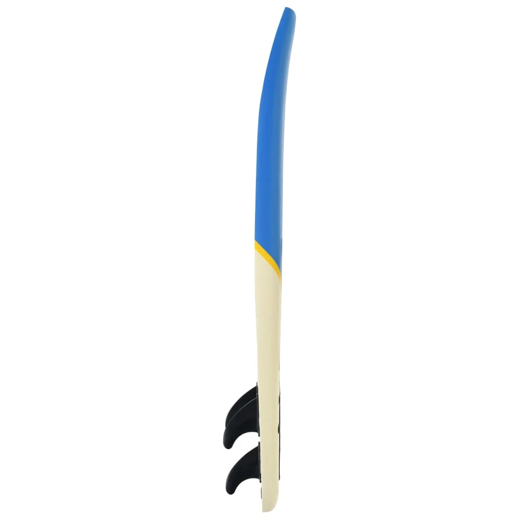 Surfboard 170 Cm Blue And Cream - Image 4