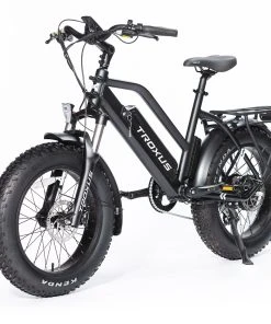 Troxus SkyHopper Electric Bike 20*4.0 Inch Fat Tire 750W Brushless Motor 42Km/h Speed 48V 12.8Ah Samsung Battery Up To 40 Miles Range Shimano 7-Speed