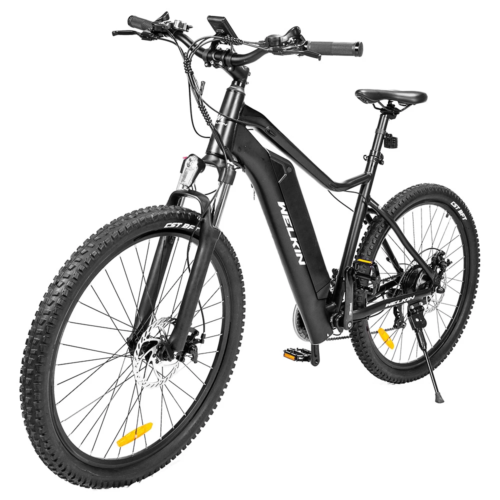 WELKIN WKEM001 Electric Bicycle 350W Brushless Motor 36V 10.4Ah Battery 27.5*2.25'' Tires Mountain Bike - Black - Image 3