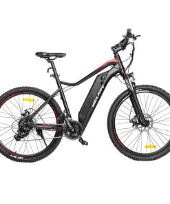 WELKIN WKEM001 Electric Bicycle 350W Brushless Motor 36V 10.4Ah Battery 27.5*2.25'' Tires Mountain Bike - Black&Red