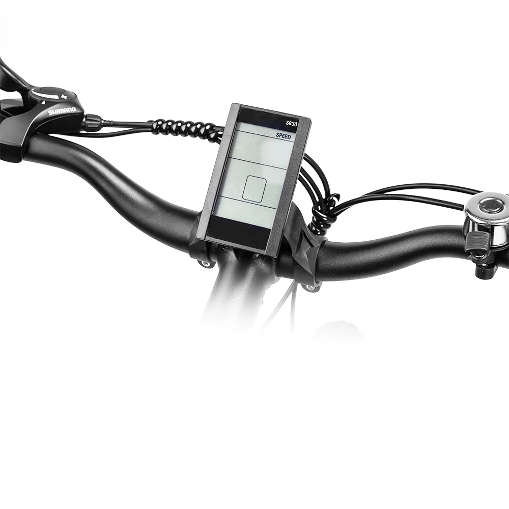 WELKIN WKEM001 Electric Bicycle 350W Brushless Motor 36V 10.4Ah Battery 27.5*2.25'' Tires Mountain Bike - Black&Red - Image 6