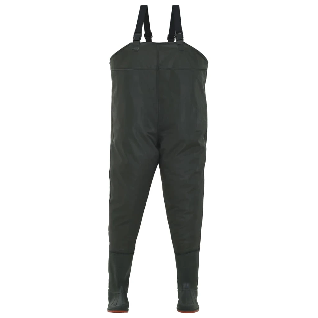Wading Pants With Boots Green Size 42 - Image 3