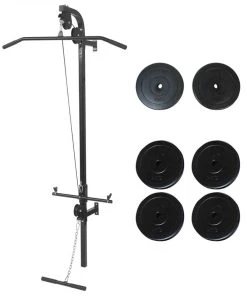 Wall-mounted Power Tower With Weight Plates 40 Kg