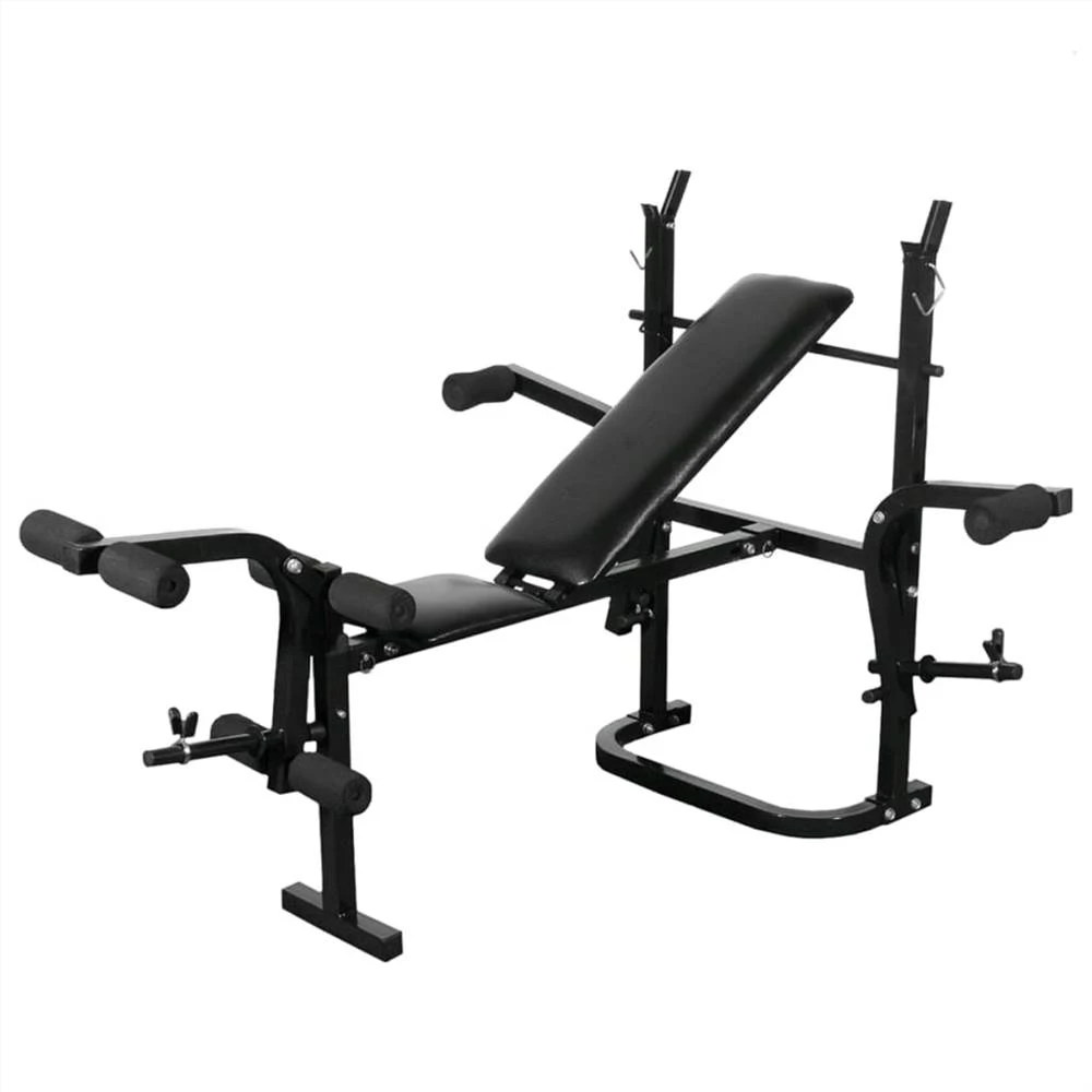 Weight Bench With Weight Rack, Barbell And Dumbbell Set 60.5kg - Image 3