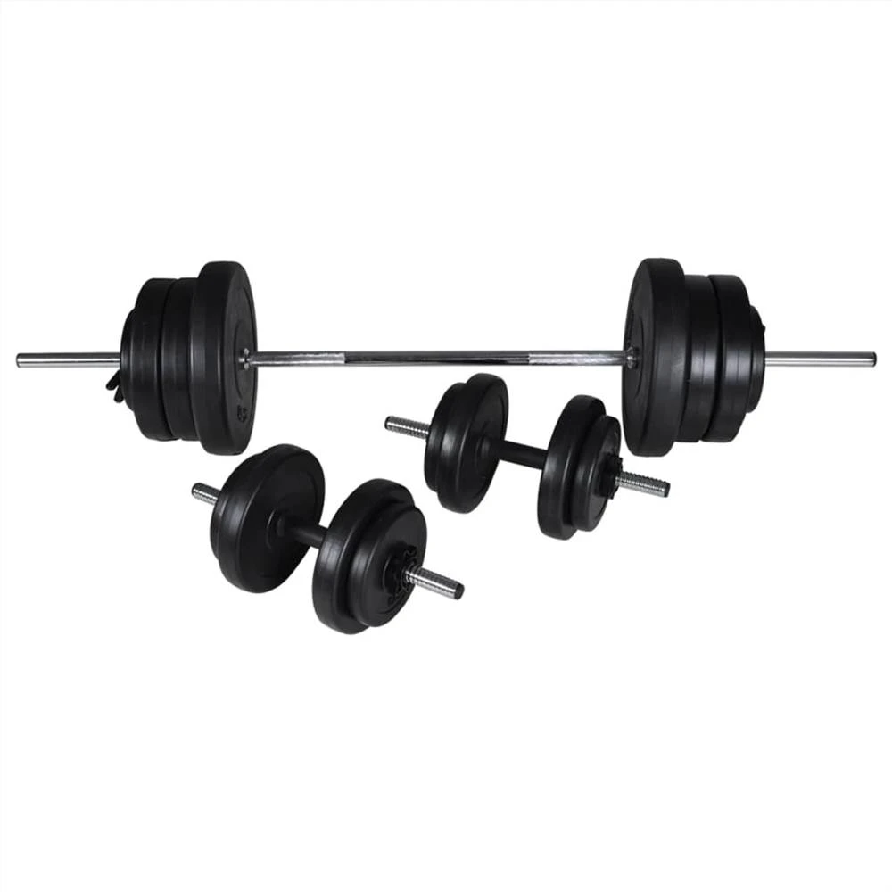 Weight Bench With Weight Rack, Barbell And Dumbbell Set 60.5kg - Image 6