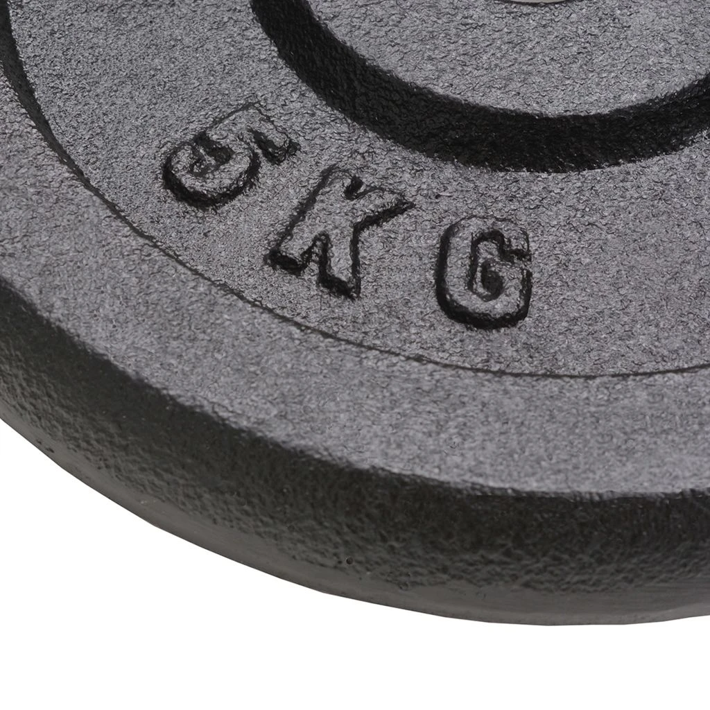 Weight Plates 4 Pcs 20 Kg Cast Iron - Image 4