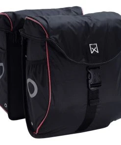 Willex Bicycle Panniers 300 Flexi 24 L Black And Red