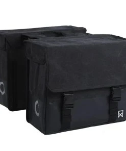 Willex Newspaper Bag Canvas 57 L Black And Matt Black
