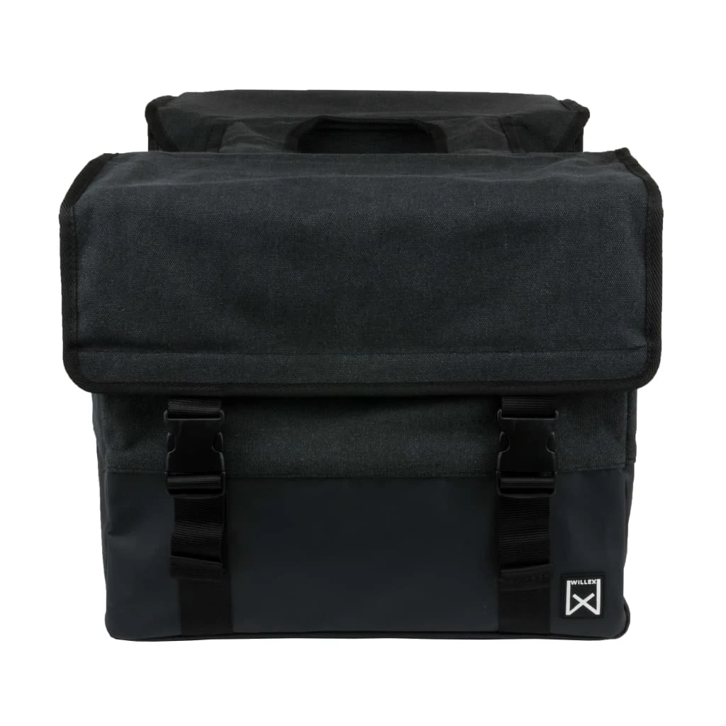 Willex Newspaper Bag Canvas 57 L Black And Matt Black - Image 2