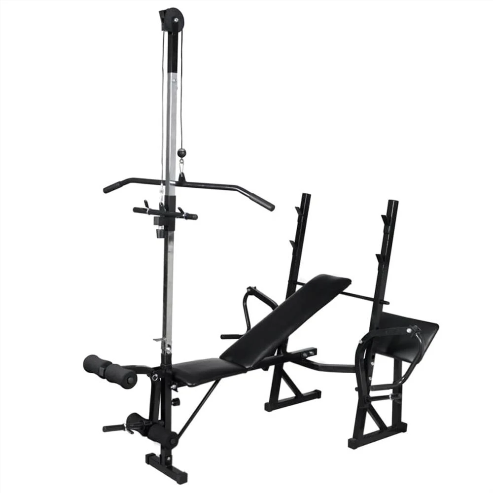 Workout Bench With Weight Rack, Barbell And Dumbbell Set 120 Kg - Image 2