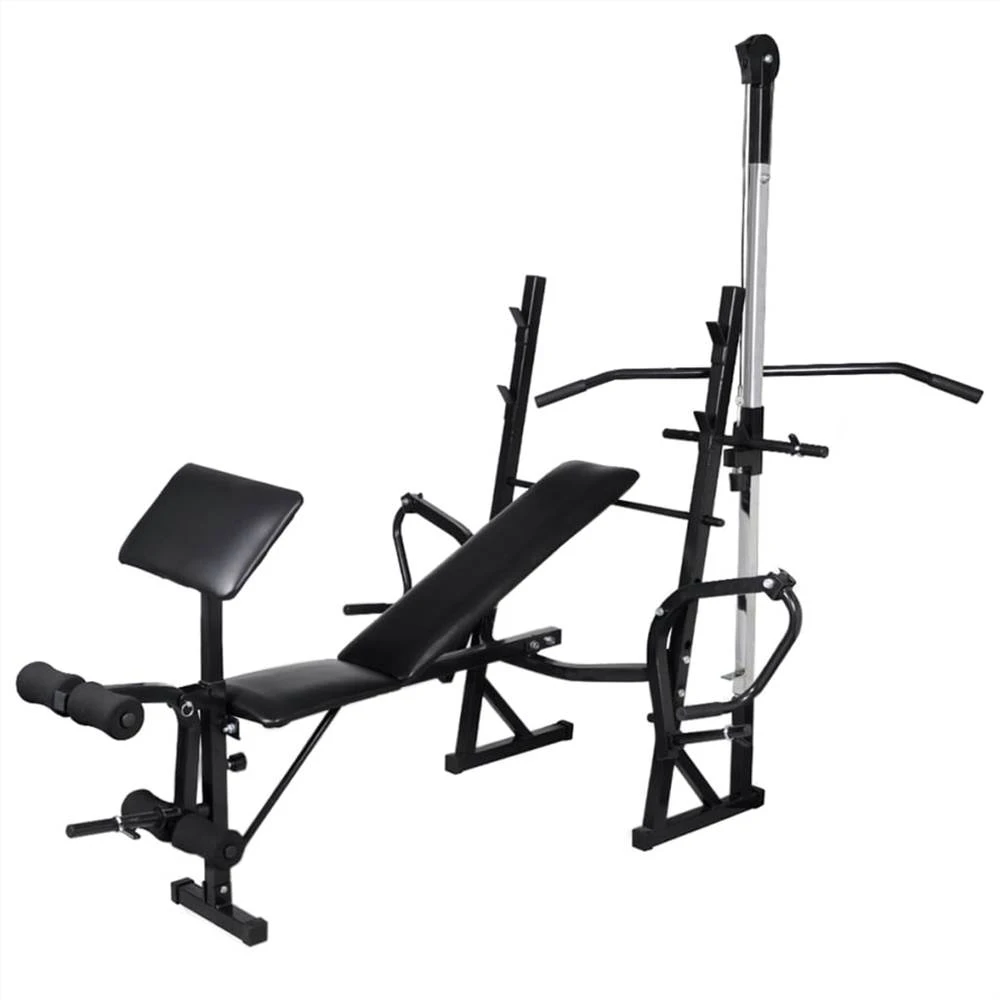 Workout Bench With Weight Rack, Barbell And Dumbbell Set 120 Kg - Image 3