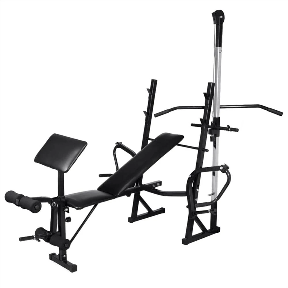Workout Bench With Weight Rack, Barbell And Dumbbell Set 30.5kg - Image 2