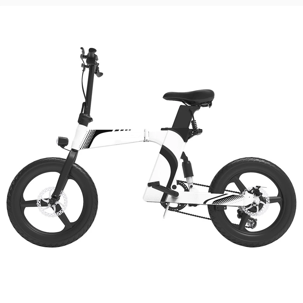 Z7 Electric Bike 250W Brushless Motor 36V 8Ah Battery 20'' Tire, 25km/h Max Speed, 30-40km Range, 120kg Load - White - Image 2