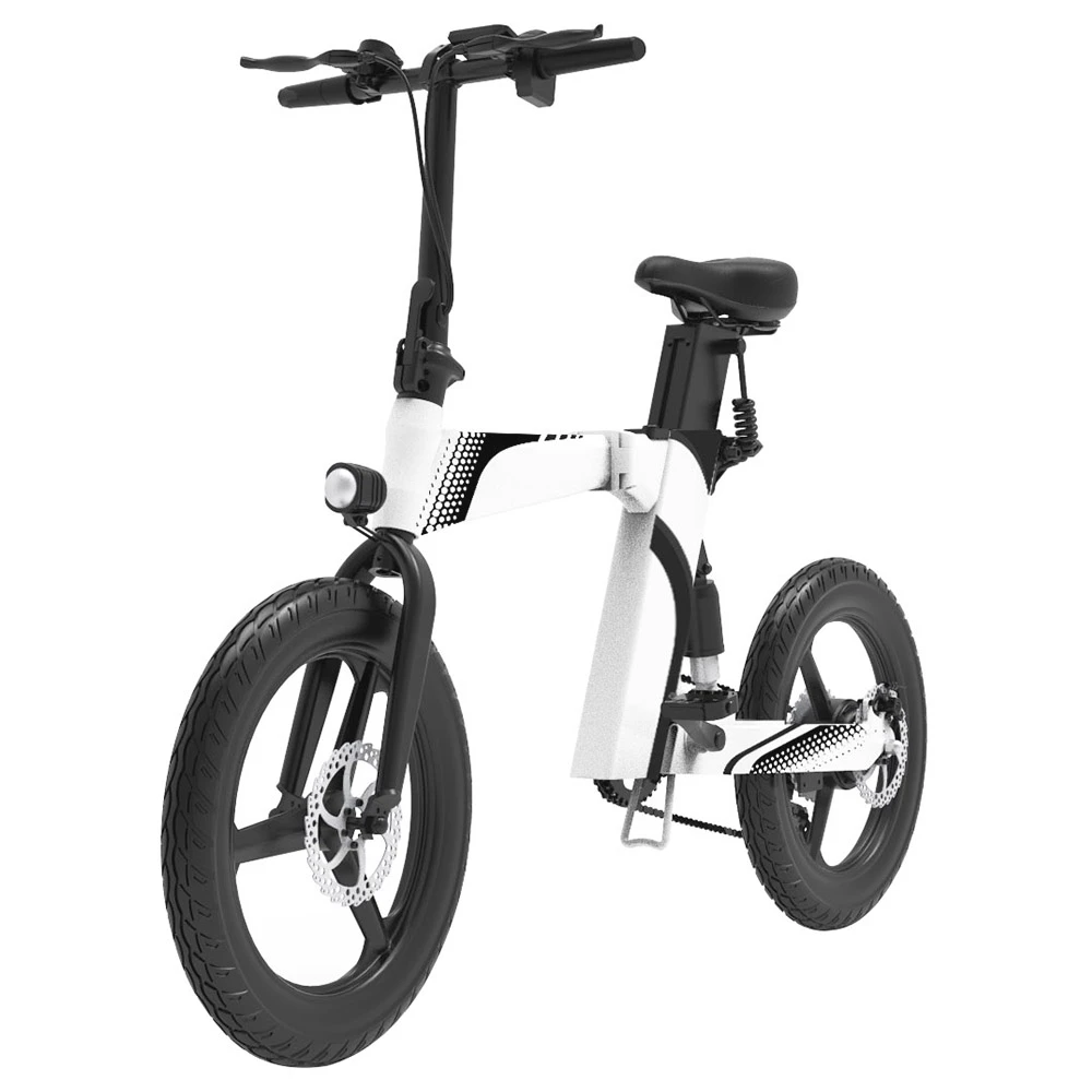 Z7 Electric Bike 250W Brushless Motor 36V 8Ah Battery 20'' Tire, 25km/h Max Speed, 30-40km Range, 120kg Load - White - Image 4