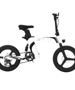 Z7 Electric Bike For Commuting 20 Inch Tires 350W Motor 32km/h Max Speed, Dual 36V 8Ah Batteries, Disc Brakes, 120kg Load - White