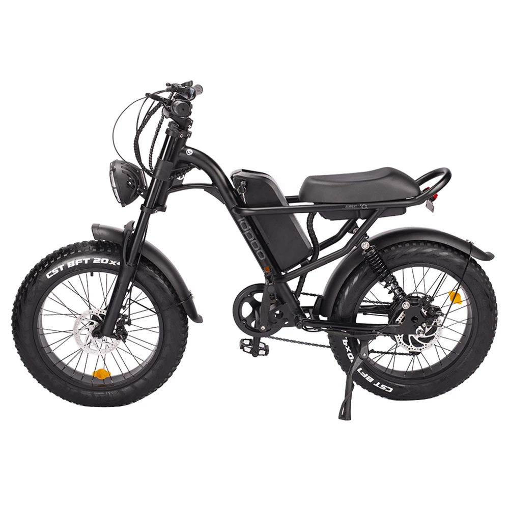 Z8 Electric Bike 20*4.0 Inch Fat Tire 48V 500W Motor 15Ah Battery 45km/h Max Speed 7-Speed Shimano Derailleur Front & Rear Mechanical Disc Brake - Image 2