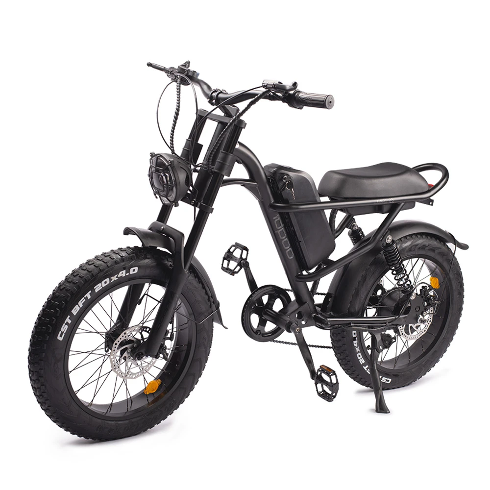 Z8 Electric Bike 20*4.0 Inch Fat Tire 48V 500W Motor 15Ah Battery 45km/h Max Speed 7-Speed Shimano Derailleur Front & Rear Mechanical Disc Brake
