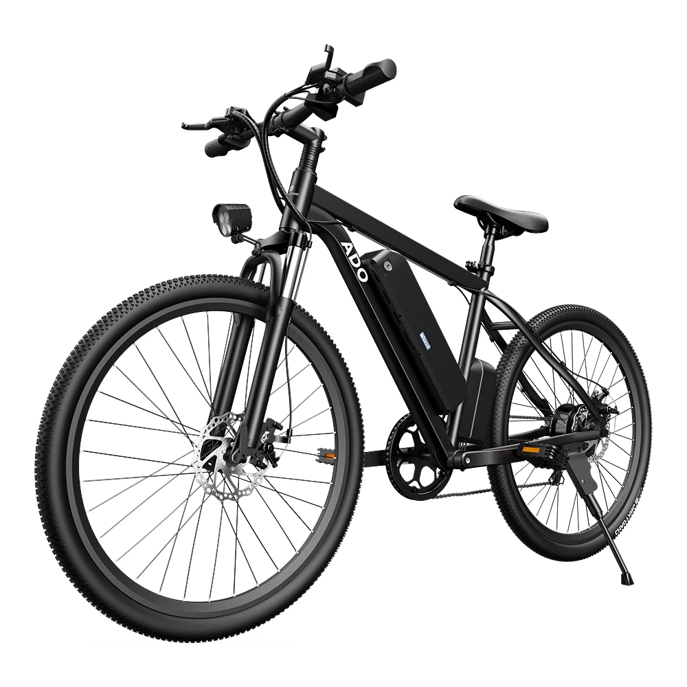 ADO A26 Electric Moped Bike 26 Inch Mountain Bike 500W Hall Brushless Motor SHIMANO 7-Speed Derailleur 36V 12.5Ah Removable Battery 35km/h Max Speed Up To 35km Max Range IPX5 Aluminum Alloy Frame - Black - Image 5