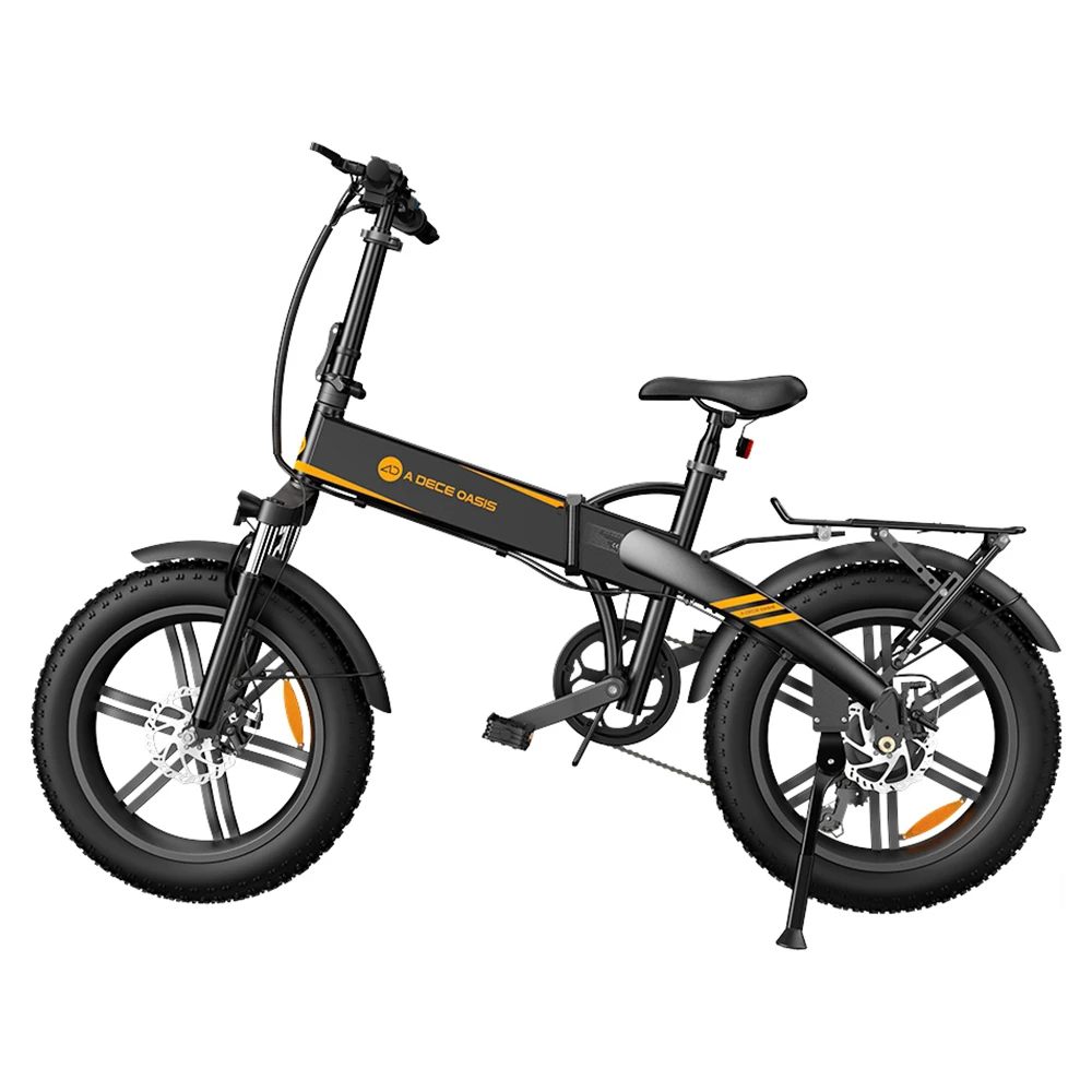 ADO A20F XE 250W Electric Bike Folding Frame 7-Speed Gears Removable 10.4 AH Lithium-Ion Battery E-bike - Black - Image 4