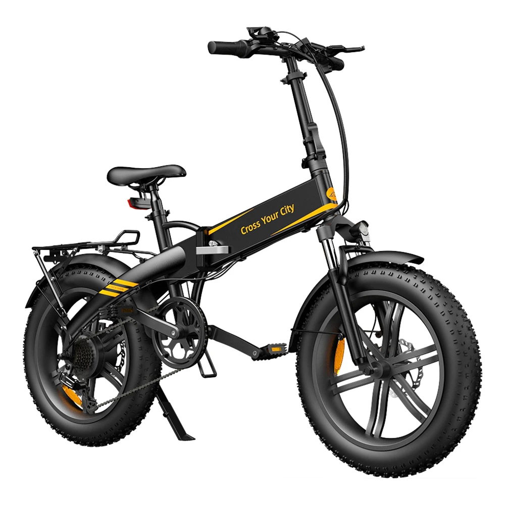 ADO A20F XE 250W Electric Bike Folding Frame 7-Speed Gears Removable 10.4 AH Lithium-Ion Battery E-bike - Black - Image 3