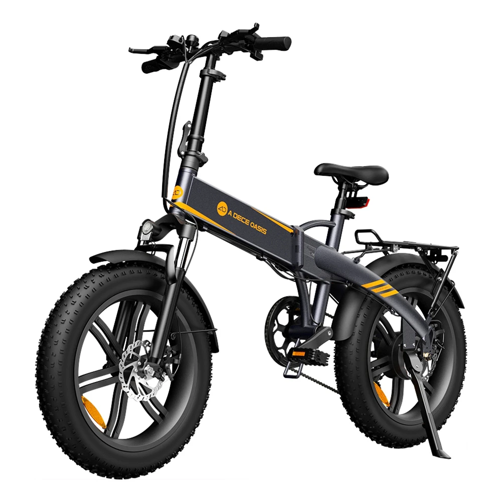 ADO A20F XE 250W Electric Bike Folding Frame 7-Speed Gears Removable 10.4 AH Lithium-Ion Battery E-bike - Grey - Image 4