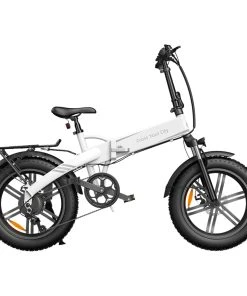 ADO A20F XE 250W Electric Bike Folding Frame 7-Speed Gears Removable 10.4 AH Lithium-Ion Battery E-bike - White
