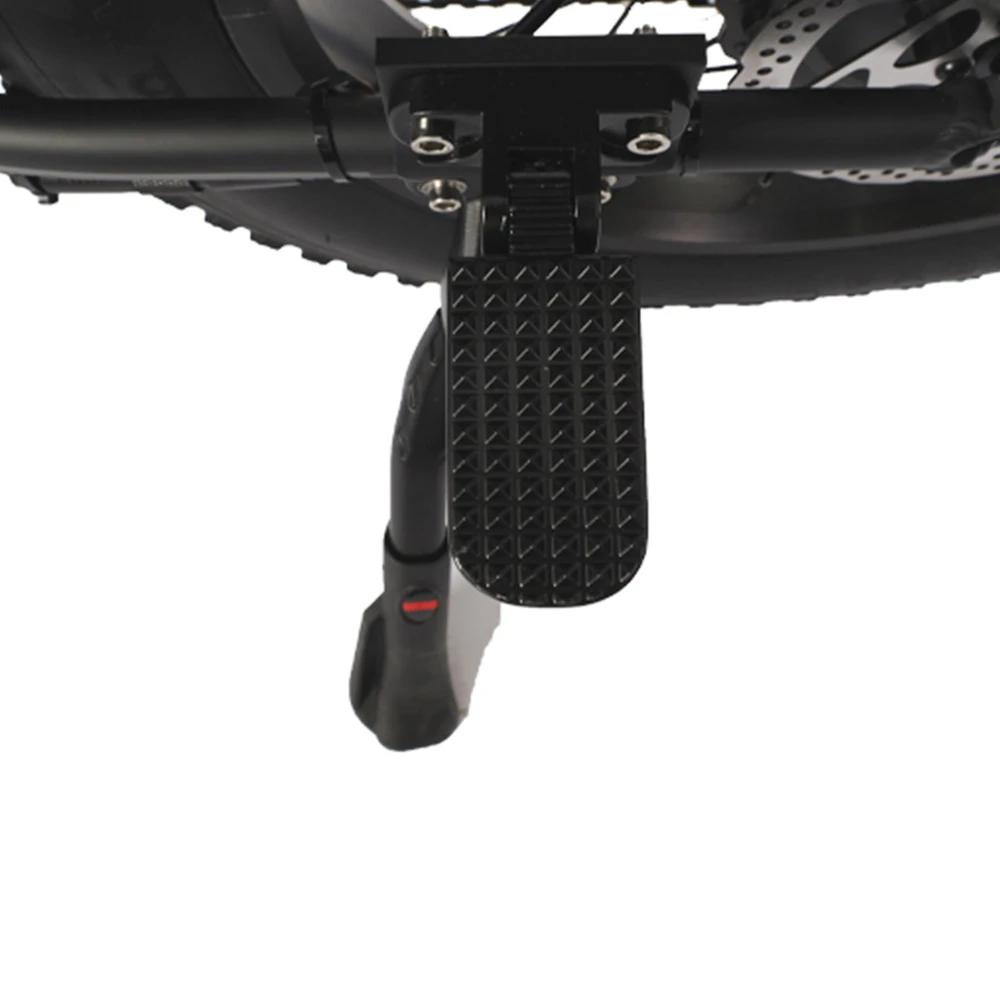 BEZIOR XF001 Retro Electric Bike 20*4.0 Inch Fat Tires 1000W Motor 12.5Ah 48V Battery 45Km/h Max Speed 120kg Max Load Shimano 7-Speed Dual Mechanical Disc Brakes Front & Rear Suspension Fork LCD Display - Black - Image 5