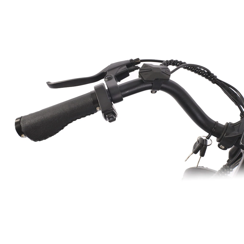 BEZIOR XF001 Retro Electric Bike 20*4.0 Inch Fat Tires 1000W Motor 12.5Ah 48V Battery 45Km/h Max Speed 120kg Max Load Shimano 7-Speed Dual Mechanical Disc Brakes Front & Rear Suspension Fork LCD Display - Black - Image 4