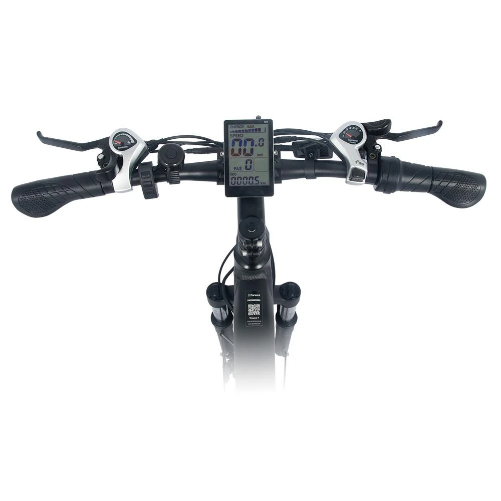 ONESPORT BK7 Electric Bike 48V 350W Motor 10Ah Battery Shimano 21 Speed Gear Front Suspension And Dual Disc Brakes - Black - Image 6