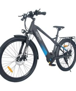 ONESPORT BK7 Electric Bike 48V 350W Motor 10Ah Battery Shimano 21 Speed Gear Front Suspension And Dual Disc Brakes - Black