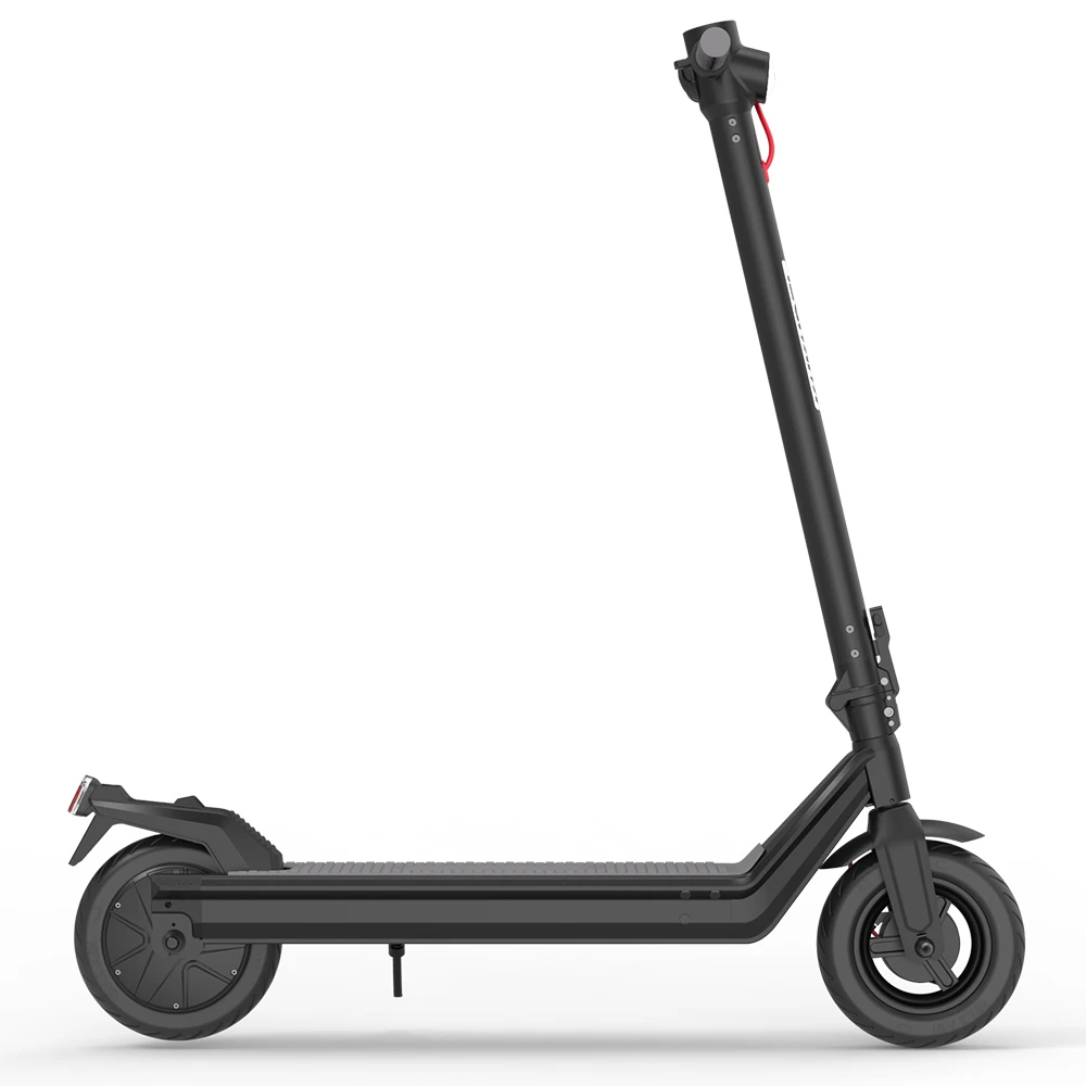 Kukudel 105 Folding Electric Scooter 10" Tire 500W Motor 36V 12.5Ah Battery Max Speed 25km/h LCD Display 32-39km Long Range Aluminium Alloy Body - Black