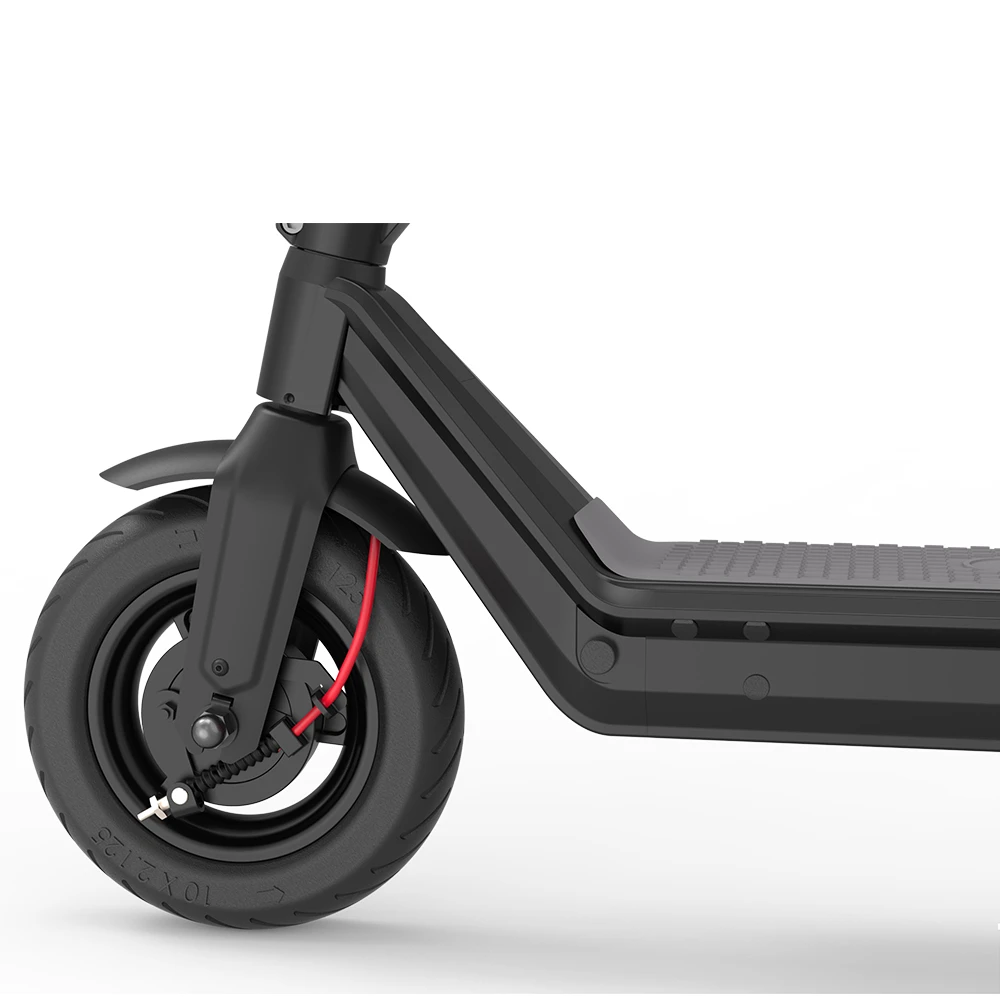 Kukudel 105 Folding Electric Scooter 10" Tire 500W Motor 36V 12.5Ah Battery Max Speed 25km/h LCD Display 32-39km Long Range Aluminium Alloy Body - Black - Image 5