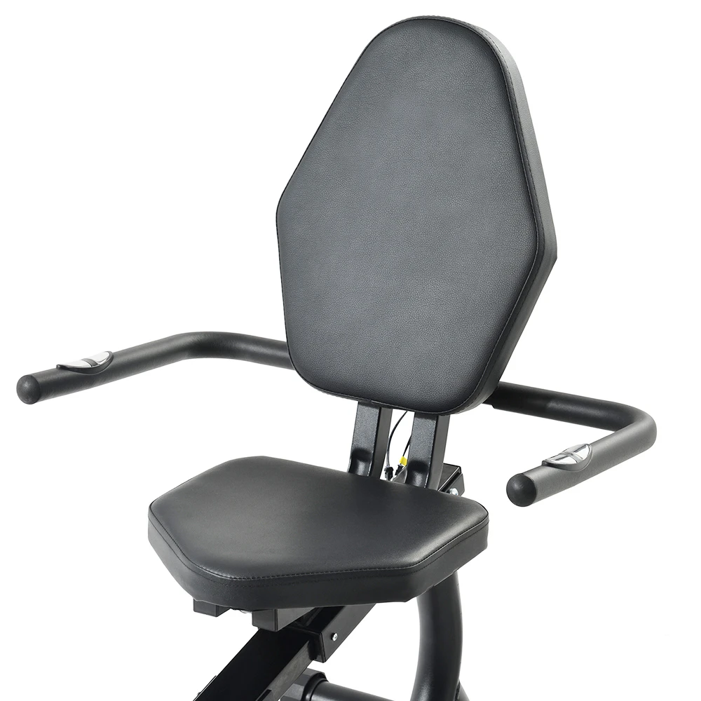 Merax Indoor Ergonomic Exercise Bike Seat Adjustment 8-level Resistance Adjustment LCD Display Maximum Load 120kg - Red - Image 3