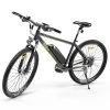ELEGLIDE M1 PLUS Electric Mountain Bike 27.5 Inch Tires 250W Brushless Motor 36V 12.5Ah Battery 25Km/h Speed SHIMANO 21 Speeds Shifter IPX4 Waterproof Electric-Assist Up To 100KM Max Range Aluminum Alloy Frame Dual Disk Brake Upgraded Version - Black