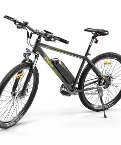 ELEGLIDE M1 PLUS Electric Mountain Bike 27.5 Inch Tires 250W Brushless Motor 36V 12.5Ah Battery 25Km/h Speed SHIMANO 21 Speeds Shifter IPX4 Waterproof Electric-Assist Up To 100KM Max Range Aluminum Alloy Frame Dual Disk Brake Upgraded Version - Black