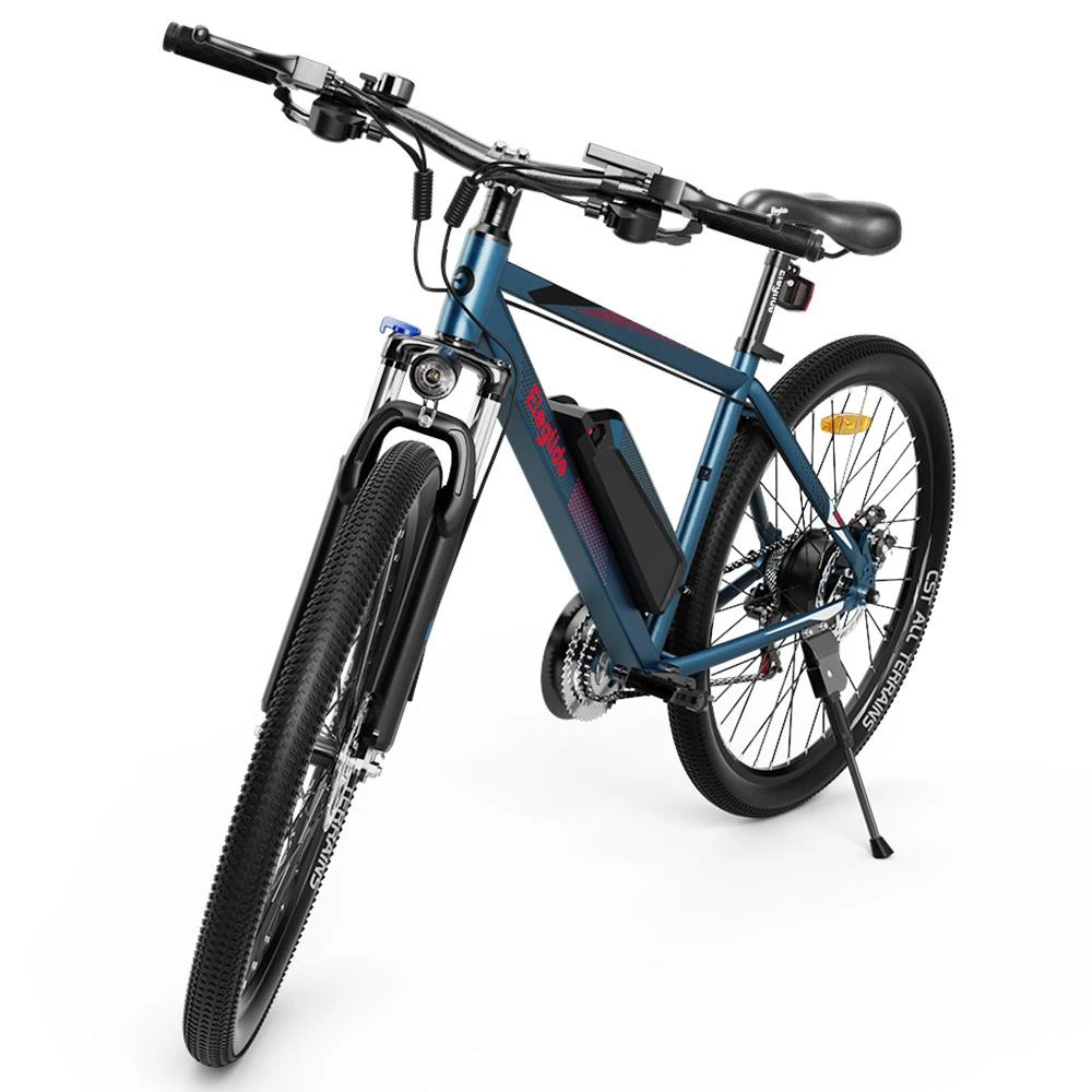 2PCS ELEGLIDE M1 Electric Bike 27.5 Inch 250W Hall Brushless Motor 36V 7.5Ah Removable Battery 25km/h Max Speed SHIMANO Shifter 21 Speeds Up To 65km Max Range IPX4 Aluminum Alloy Frame Dual Disk Brake Mountain Urban Bicycle - Dark Blue - Image 6