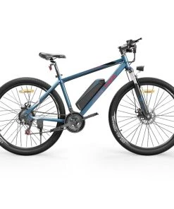 ELEGLIDE M1 Electric Bike Upgrade Version 27.5 Inch 250W Hall Brushless Motor 36V 7.5Ah Removable Battery 25km/h Max Speed SHIMANO Shifter 21 Speeds Up To 65km Max Range IPX4 Aluminum Alloy Frame Dual Disk Brake Mountain Urban Bicycle - Dark Blue