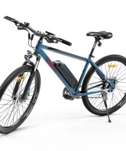 ELEGLIDE M1 Electric Bike Upgraded Version 27.5 Inch Mountain Urban Bicycle 250W Hall Brushless Motor SHIMANO Shifter 21 Speeds 36V 7.5Ah Removable Battery 25km/h Max Speed Up To 65km Max Range IPX4 Aluminum Alloy Frame Dual Disk Brake - Dark Blue