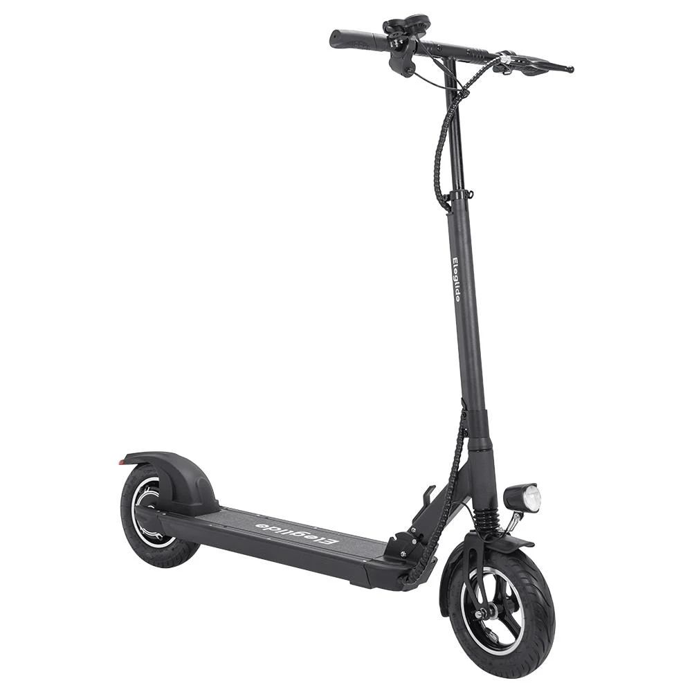 Eleglide S1 Folding Electric Scooter 10" Pneumatic Tires 400W Motor 3 Speed Modes 36V 8.0Ah Battery 24km/h Max Speed Up To 30km Max Range Rear Disc Brake - Black - Image 3